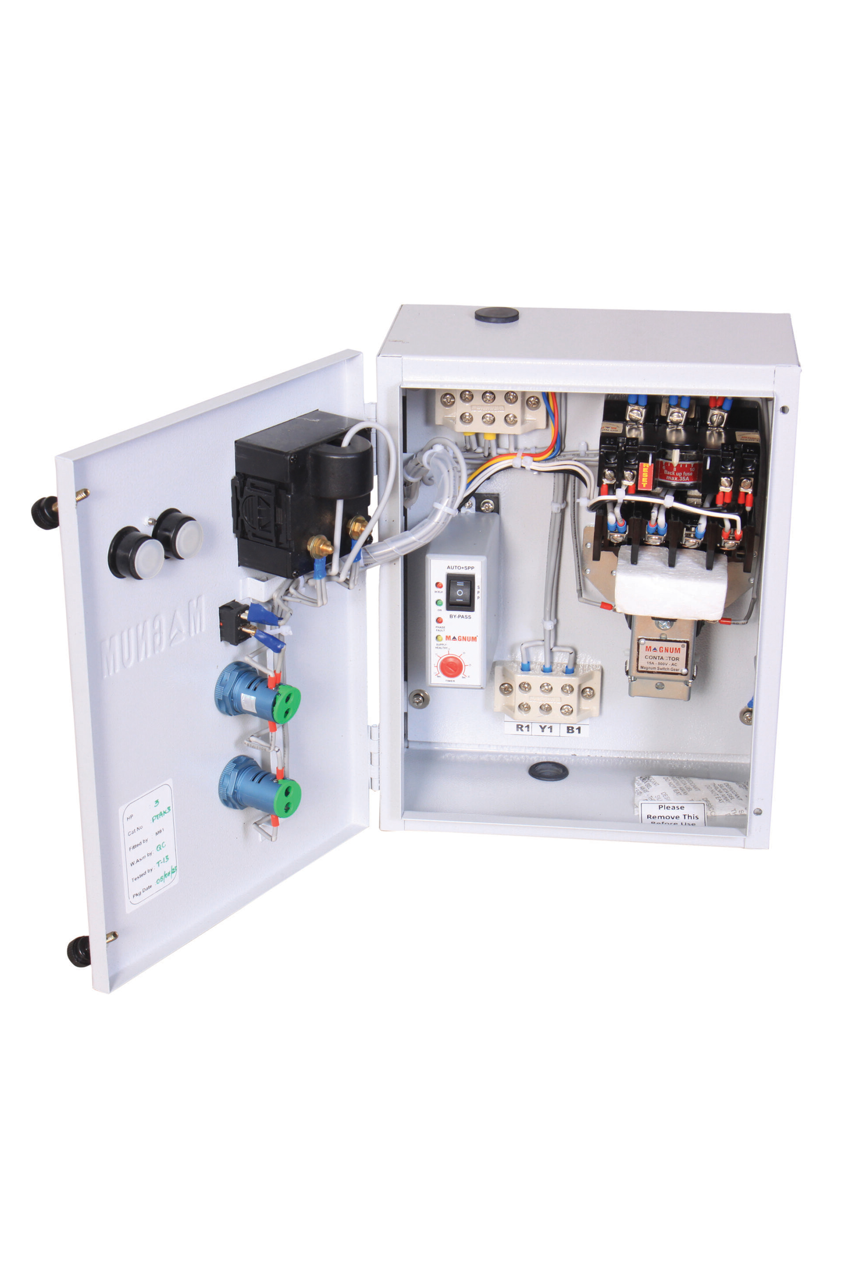 Ashva Motor/Pump Control Panel – T.P