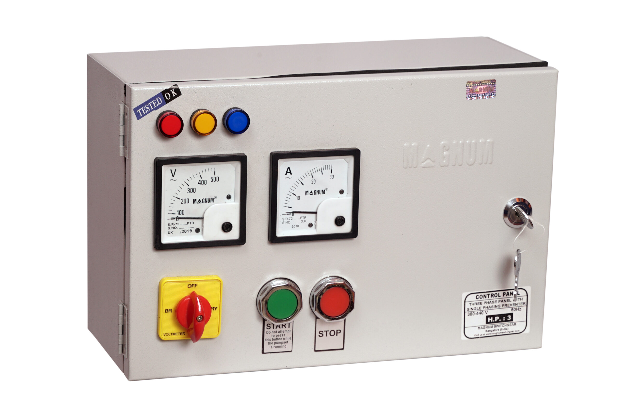 Gold Motor/Pump Control Panel MaK-1 – T.P