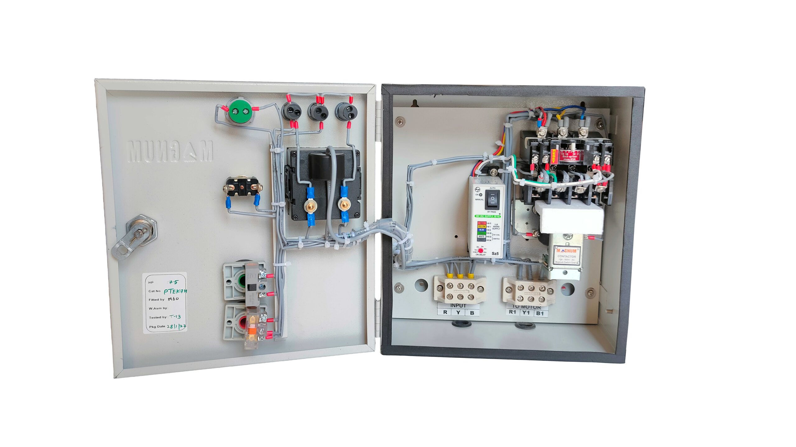 Executive MaU Pump Panel inside view